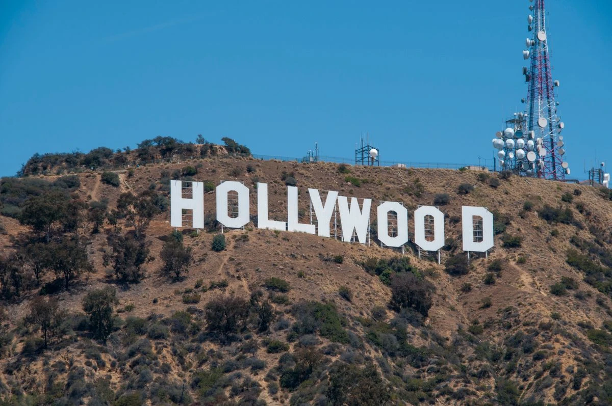 The Hollywood sign